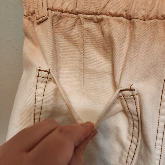 Vervet Sienna Super High Rise Paperbag Denim Shorts Size Medium - Picture 7 of 12